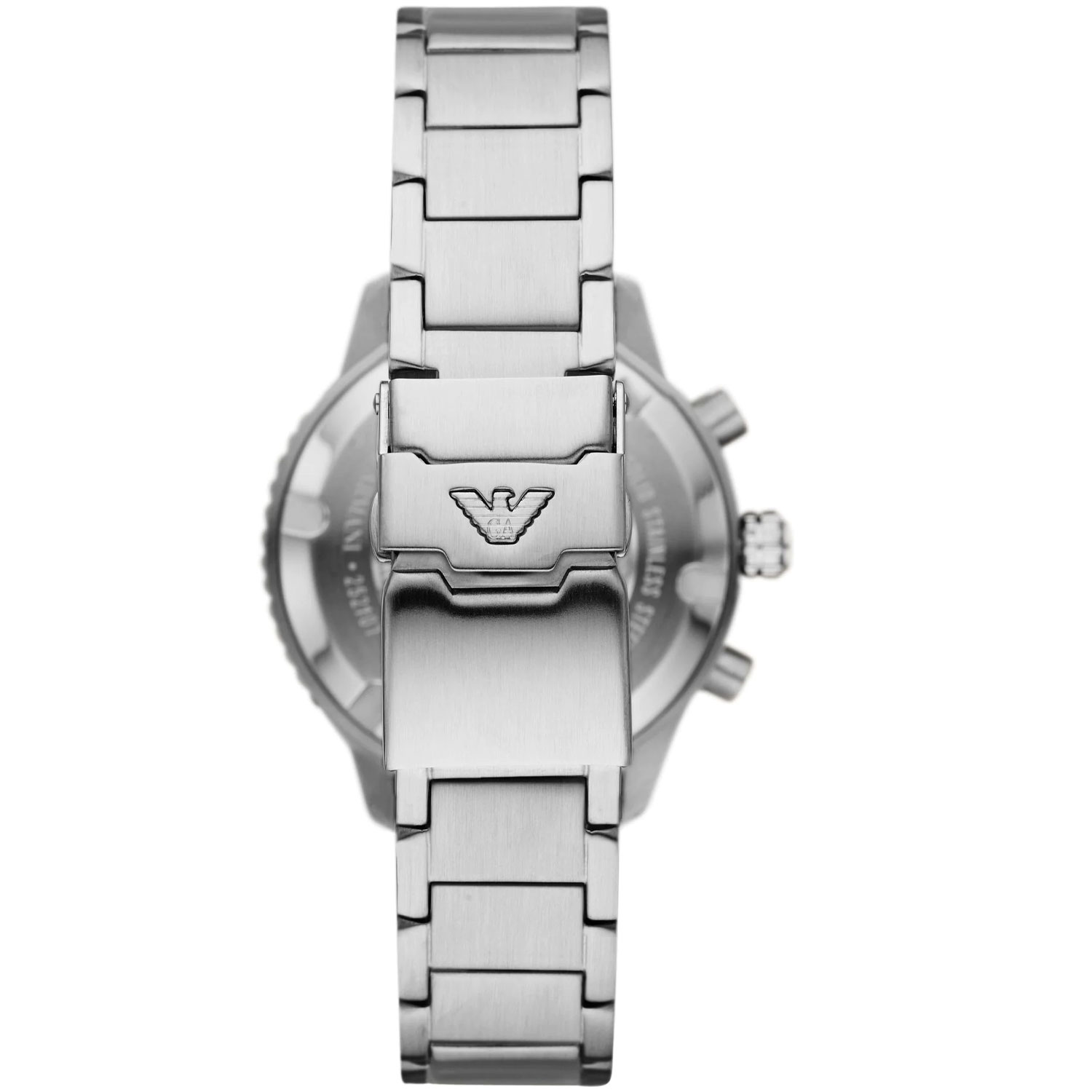 Emporio Armani Men s Quartz Silver Stainless Steel Green Dial Watch AR11500 Brands4less