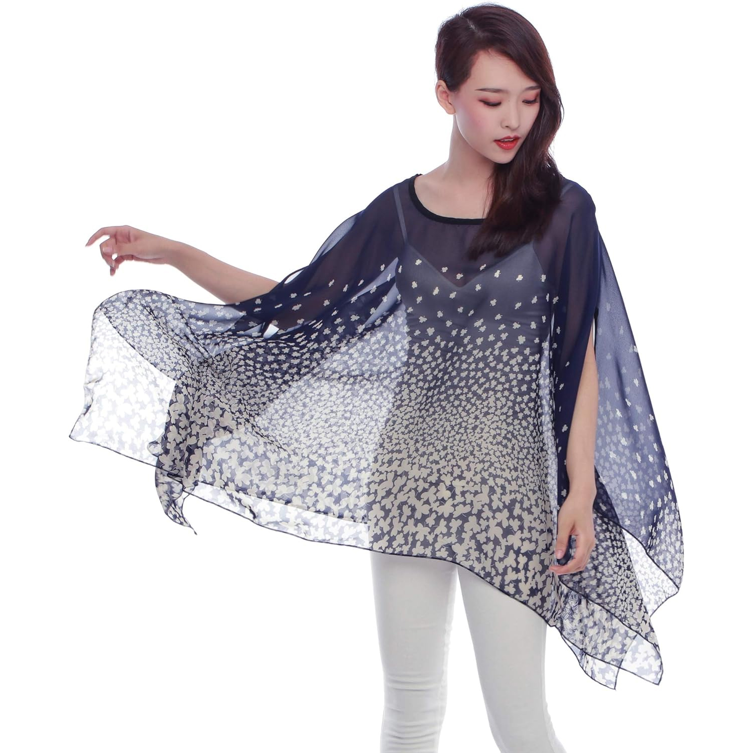 Max Hsuan Women s Caftan Poncho Top Blouse Summer Oversized Shirts Brands4less