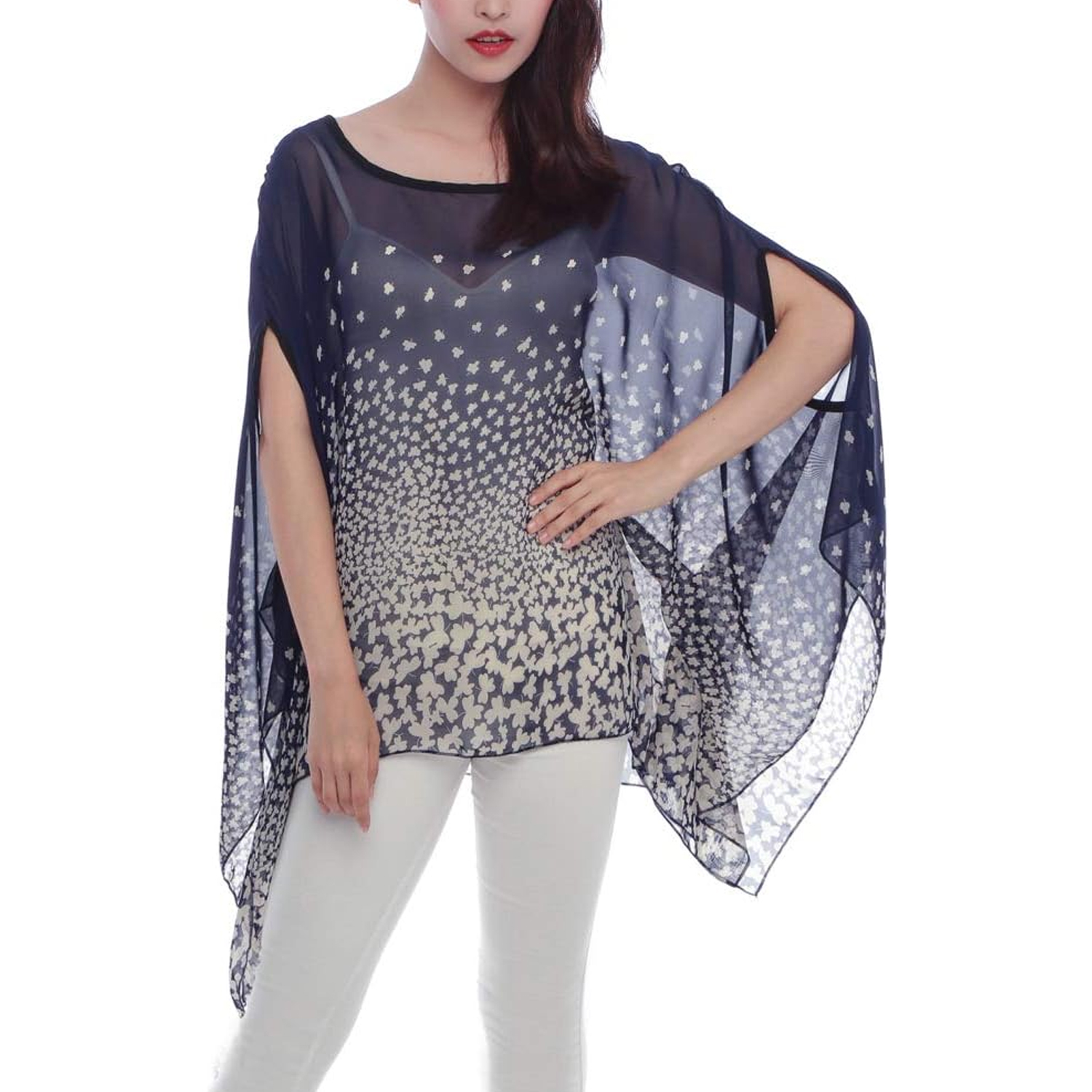 Max-Hsuan-Women's-Loose-Solid-Sheer-Chiffon-Caftan-Poncho-Batwing-Tunic-Top-Blouse-Summer-Oversized-Shirts-03