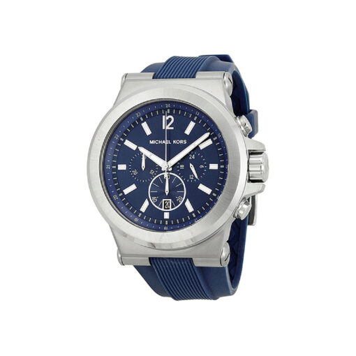 Dylan Blue Dial Blue Rubber Mens Watch