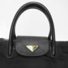 Prada Saffiano Trimmed Tessuto Tote Bag 1