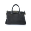 Prada Saffiano Trimmed Tessuto Tote Bag