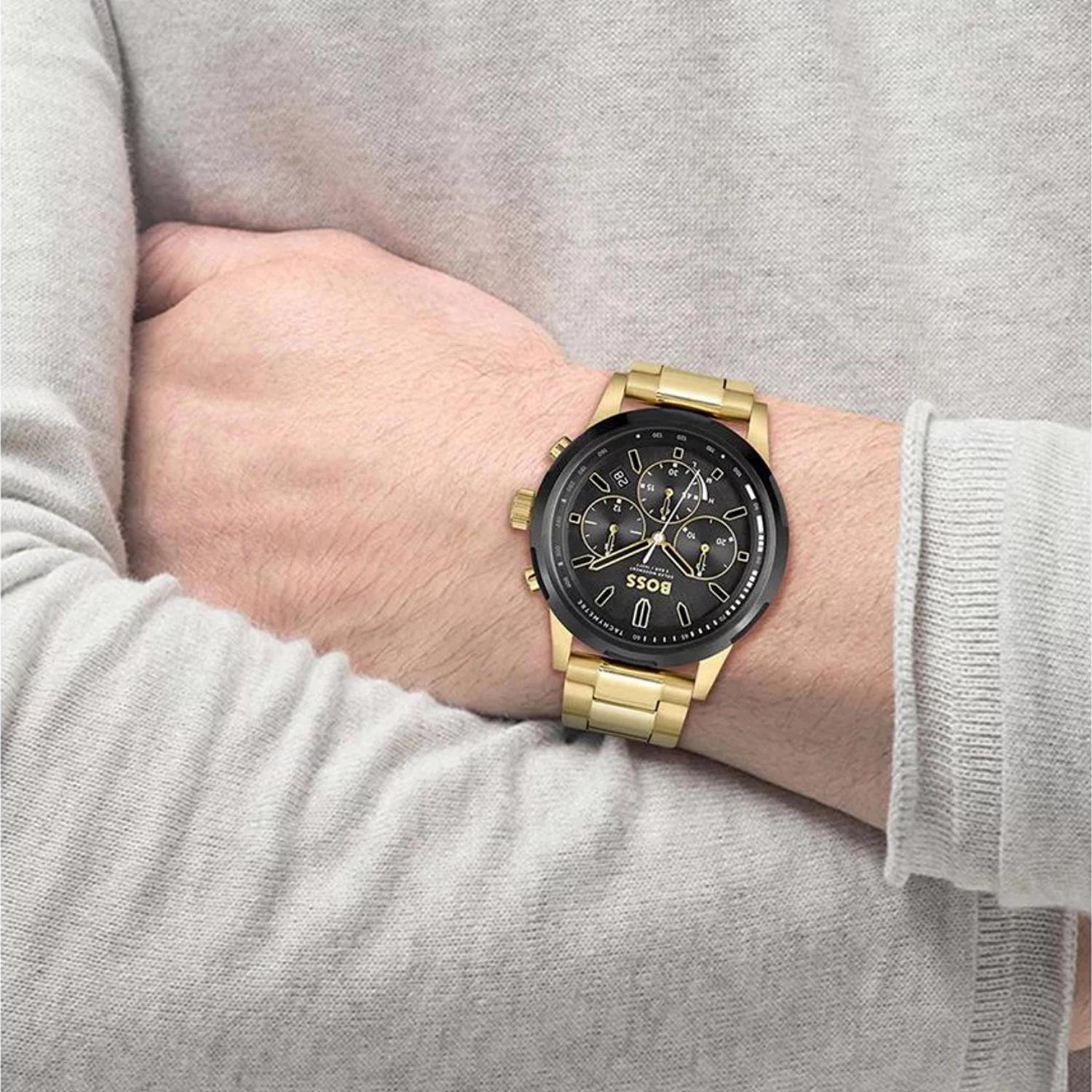 BOSS Solgrade Analog Black Dial Men's Watch 1514033-2