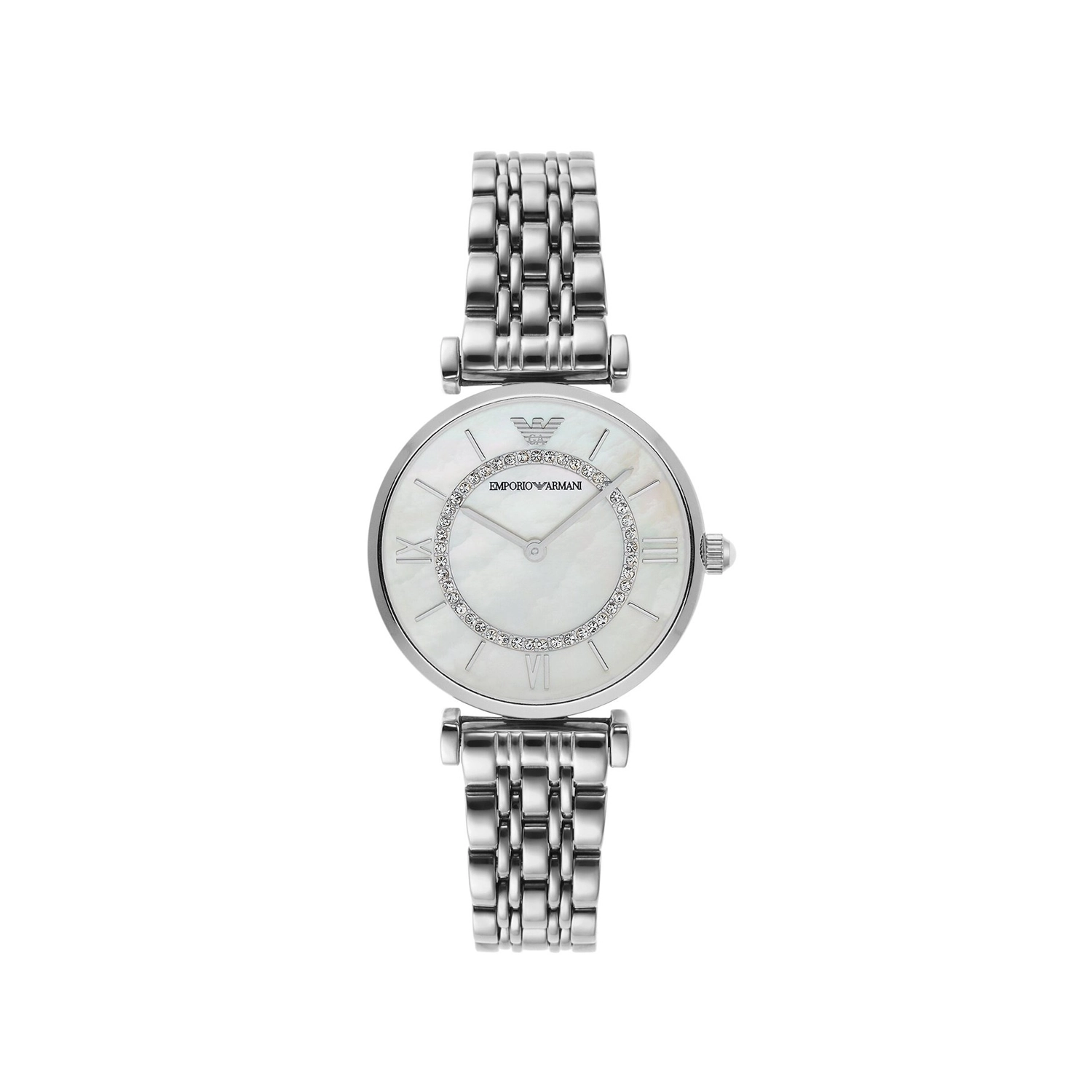 Emporio Armani Gianni T Bar Silver Watch AR1908 Brands4less