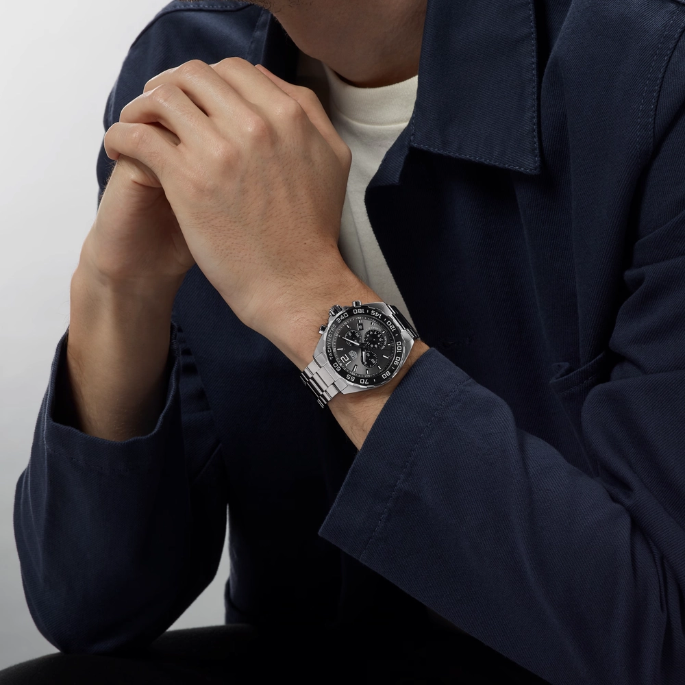 TAG Heuer Formula 1 Chronograph Quartz Steel & Ceramic Watch-3