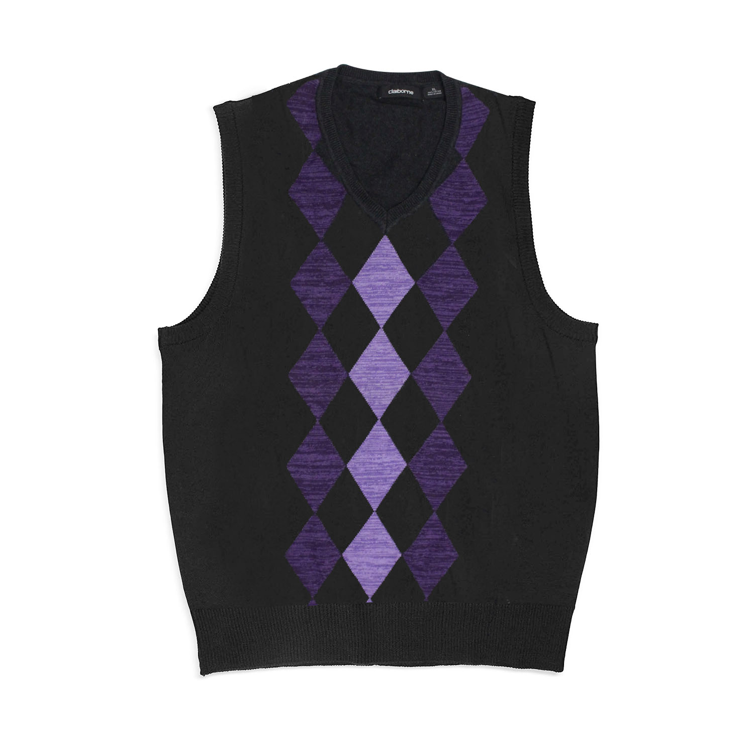 Claiborne Argyle Sweater Vest