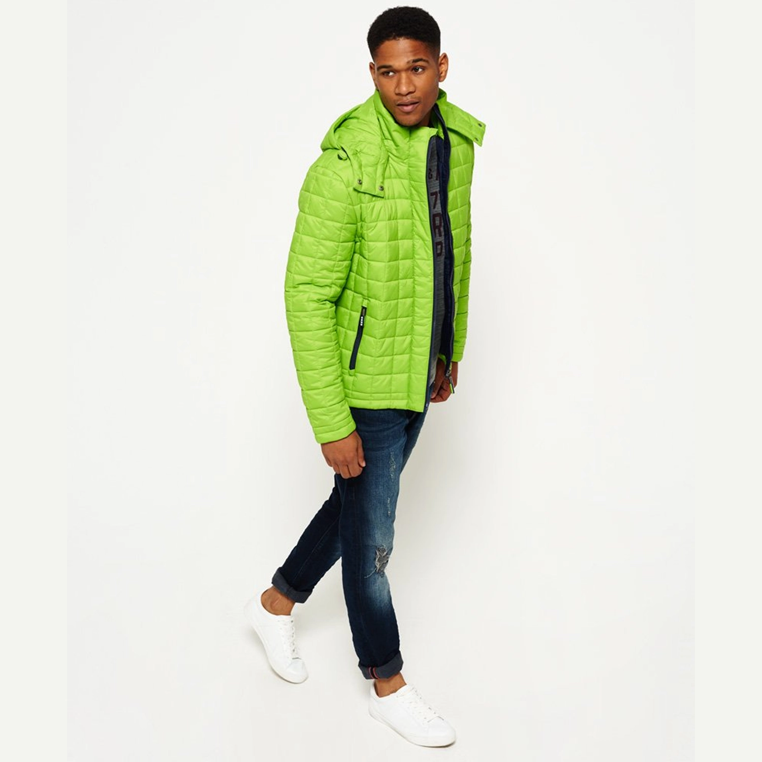 Superdry Hooded Box Quilt Fuji Jacket-3