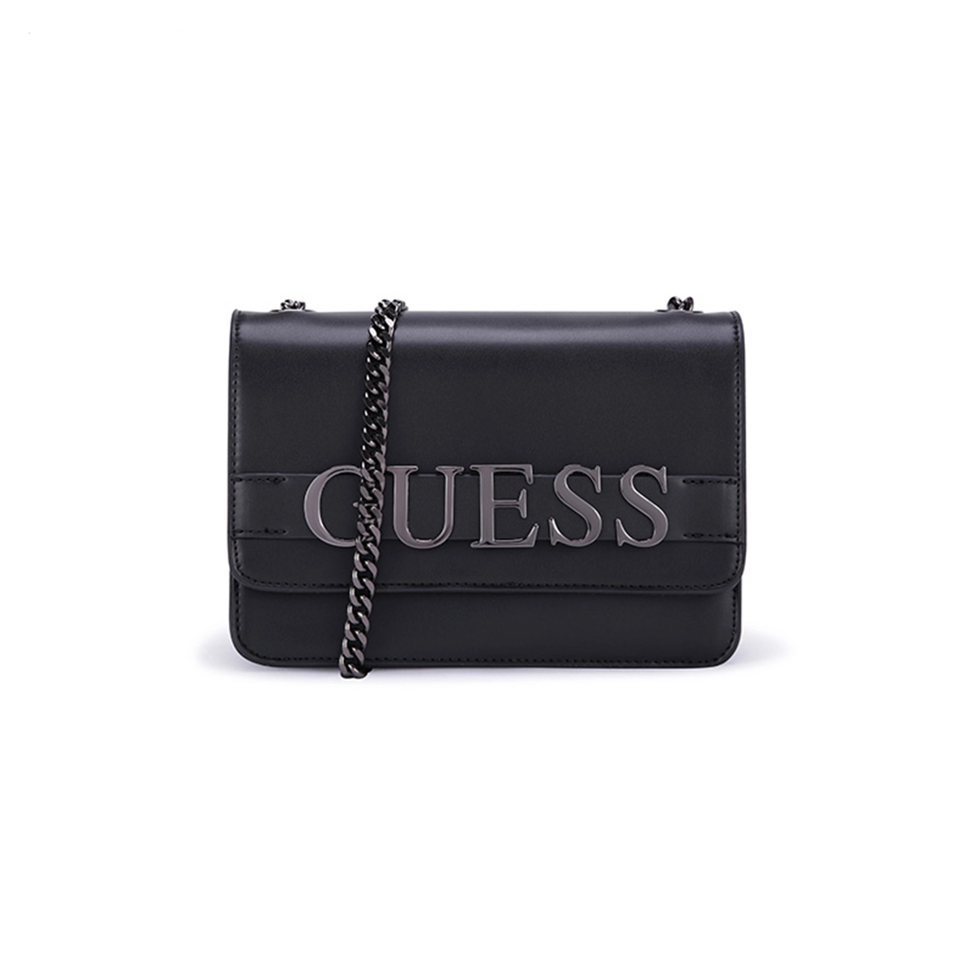 GUESS Factory Etereo Logo Black Crossbody