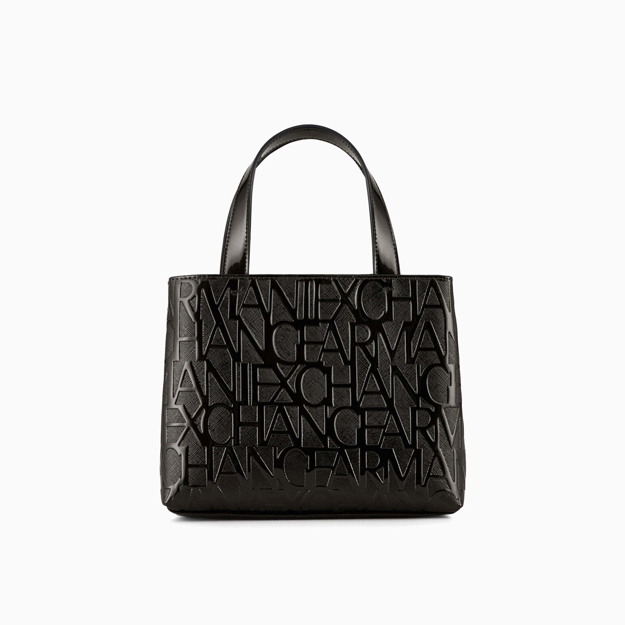Armani Exchange Small handbag with allover logo