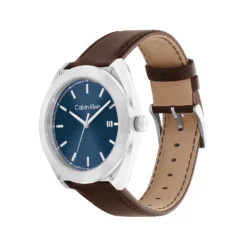Alternative view of Calvin Klein Analogue Quartz Watch for Men with Brown Leather Strap - 25200200