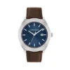 Calvin Klein Analogue Quartz Watch for Men with Brown Leather Strap - 25200200