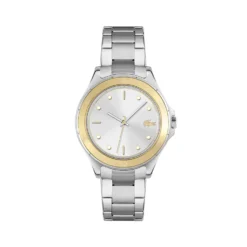 Lacoste Swing Silver Steel White Dial Women Watch - 2001222