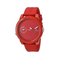 Alternative view of Tommy Hilfiger Analogue Red Dial Men's Watch (1791323)