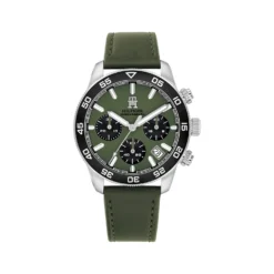 Tommy Hilfiger Chronograph Genuine Leather Men's Watch 1792188