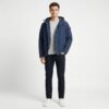 Michael Kors Men's Dark Blue Water Repellent Hooded Jacket - Thumbnail Image 2