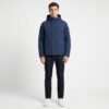 Michael Kors Men's Dark Blue Water Repellent Hooded Jacket - Thumbnail Image 3